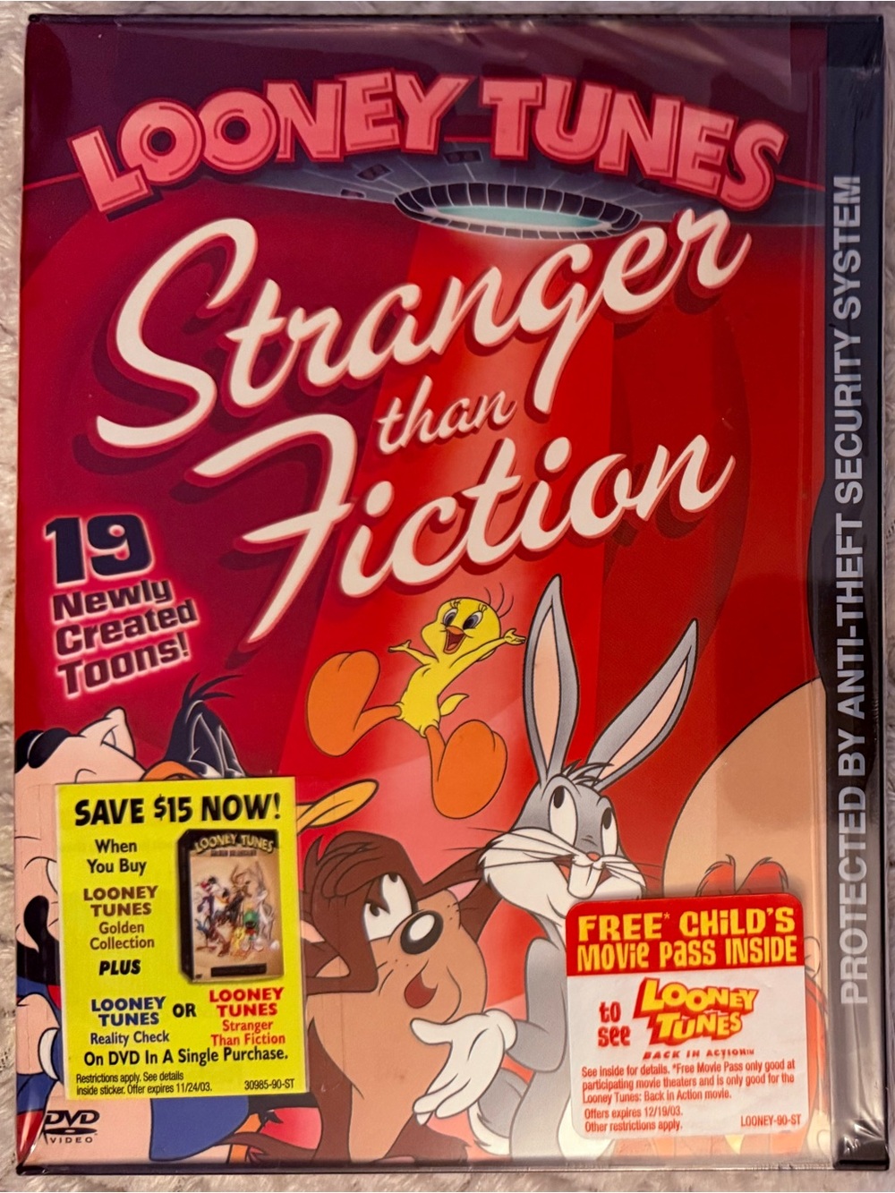 Warner Bros. Looney Tunes Stranger Than Fiction DVD - Red, Yellow, White, Black